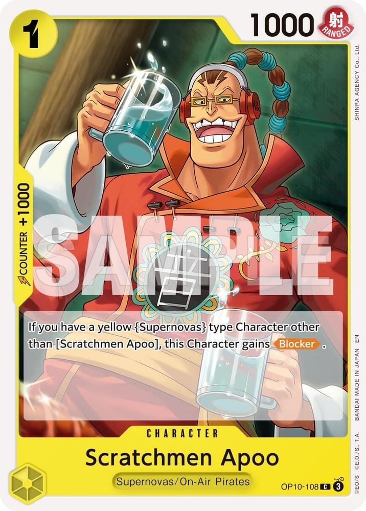 Scratchmen Apoo - OP10-108 (Reprint)