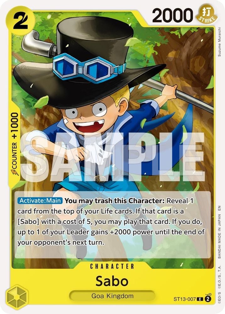 Sabo - ST13-007 (Reprint)