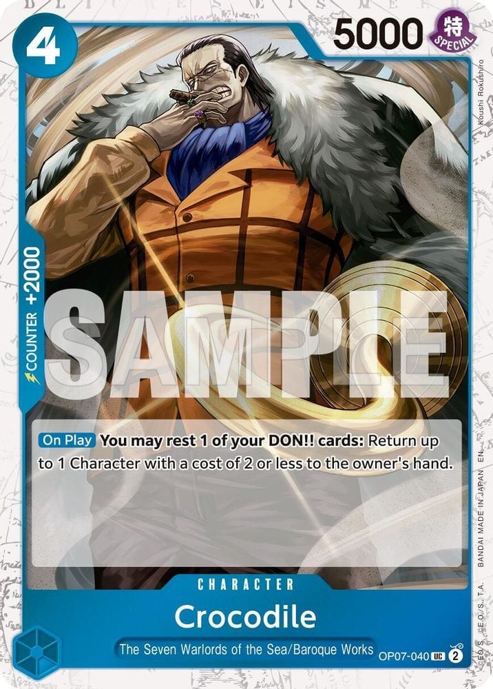 Crocodile - OP07-040 (Pirate Foil)
