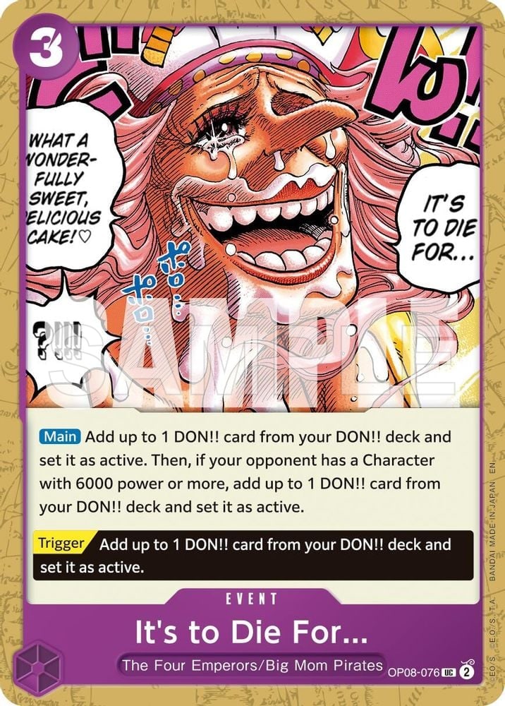 It's to Die For (Reprint)