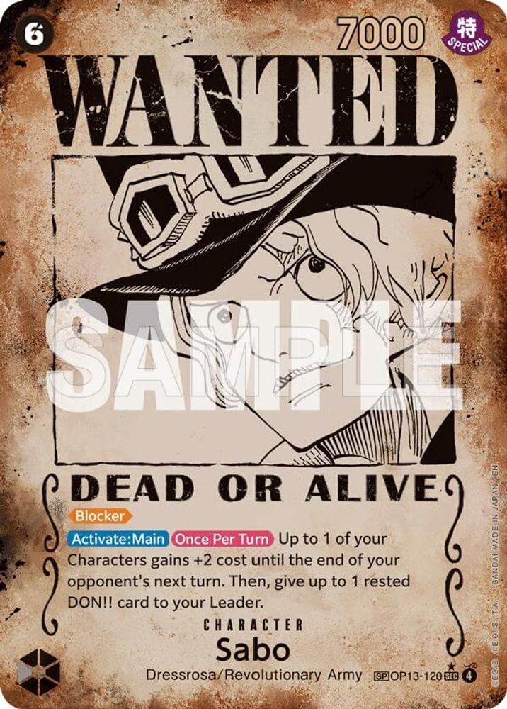 Sabo (120) (Wanted Poster)