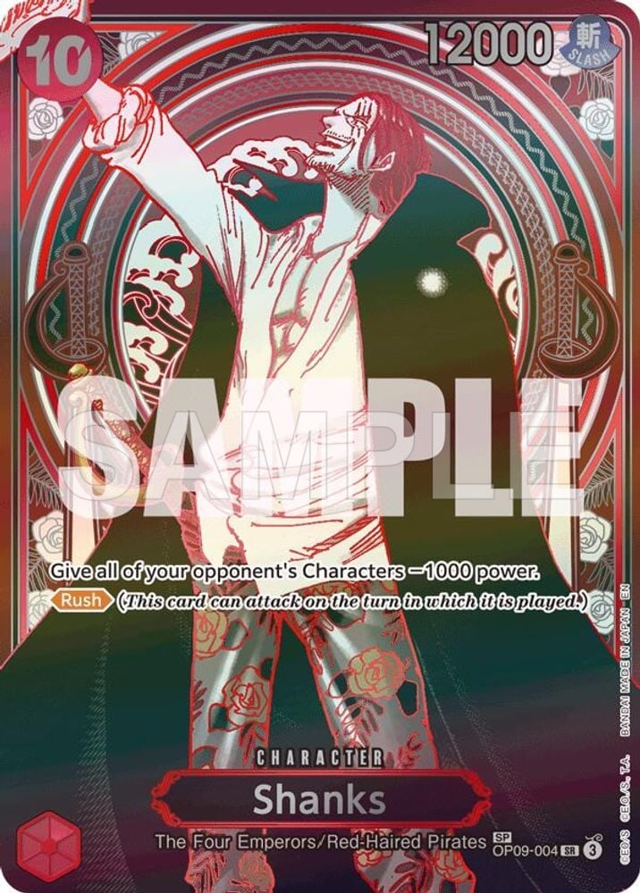 Shanks - OP09-004 (SP) (Silver)