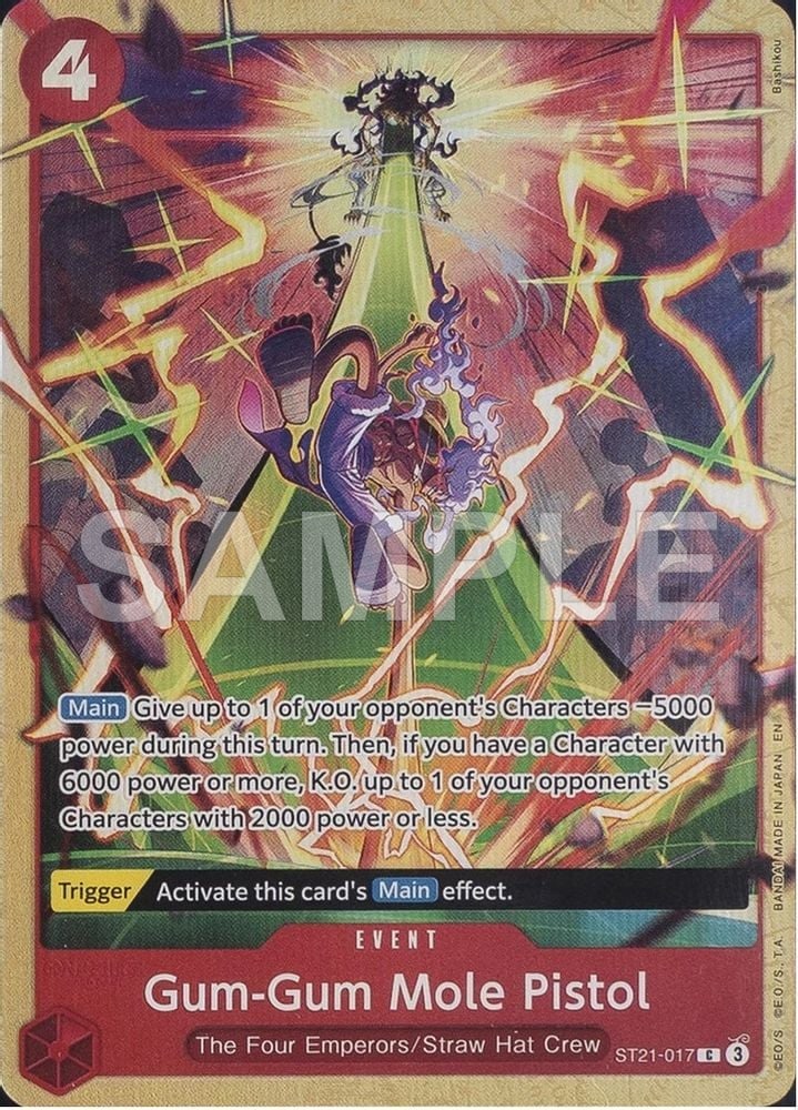 Gum-Gum Mole Pistol (Premium Card Collection -Best Selection Vol. 5-)