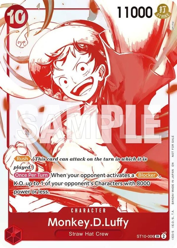 Monkey.D.Luffy - ST10-006 (3rd Anniversary Treasure Campaign Pack)