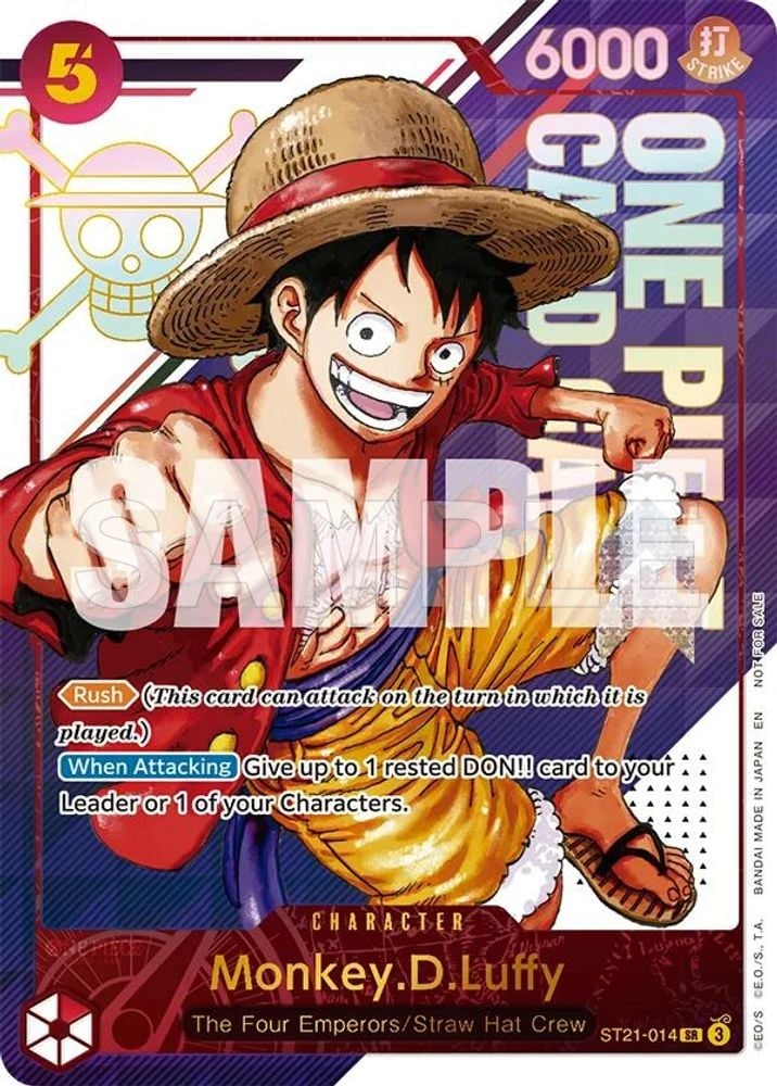 Monkey.D.Luffy - ST21-014 (3rd Anniversary Treasure Campaign Pack)
