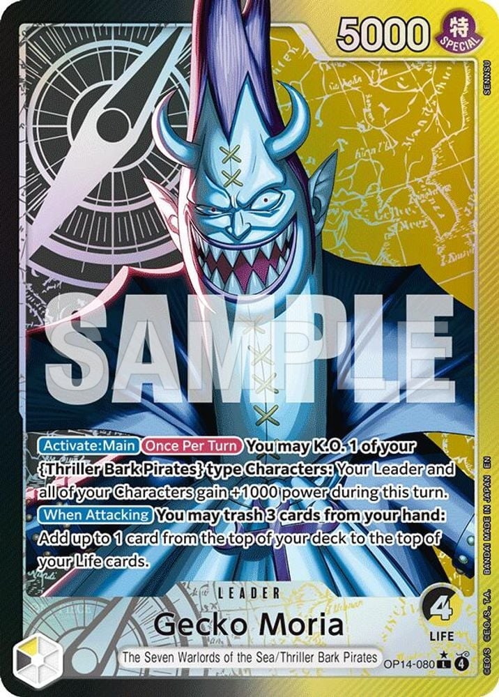 Gecko Moria - OP14-080 (Alternate Art)