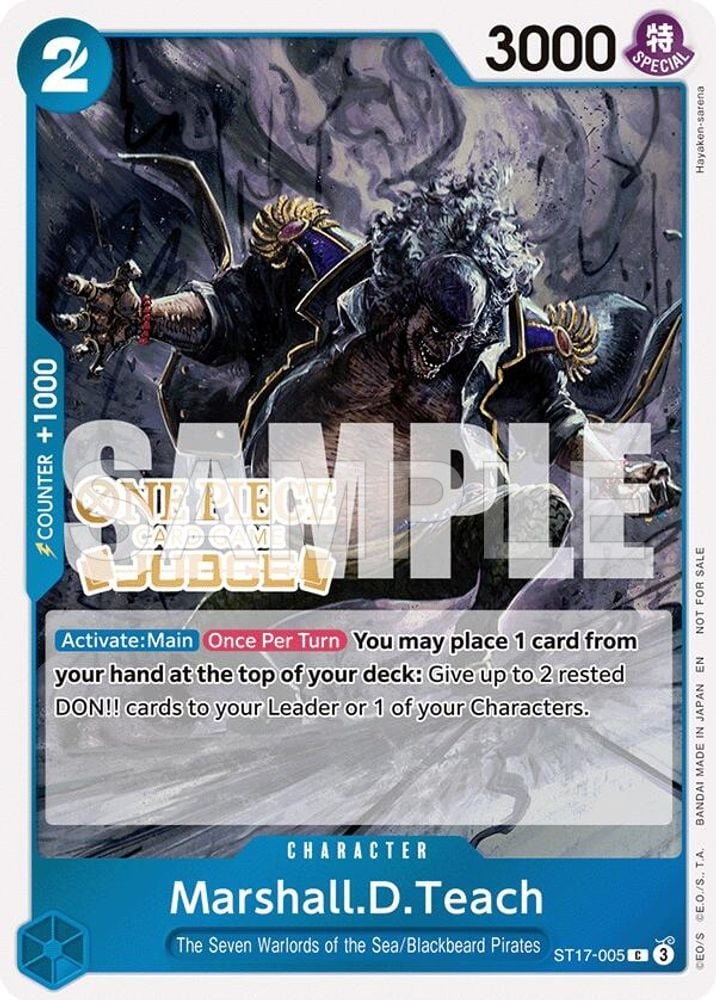 Marshall.D.Teach (Judge Pack Vol. 7)