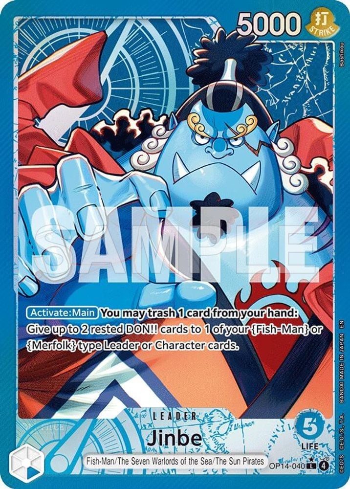 Jinbe - OP14-040 (Alternate Art)