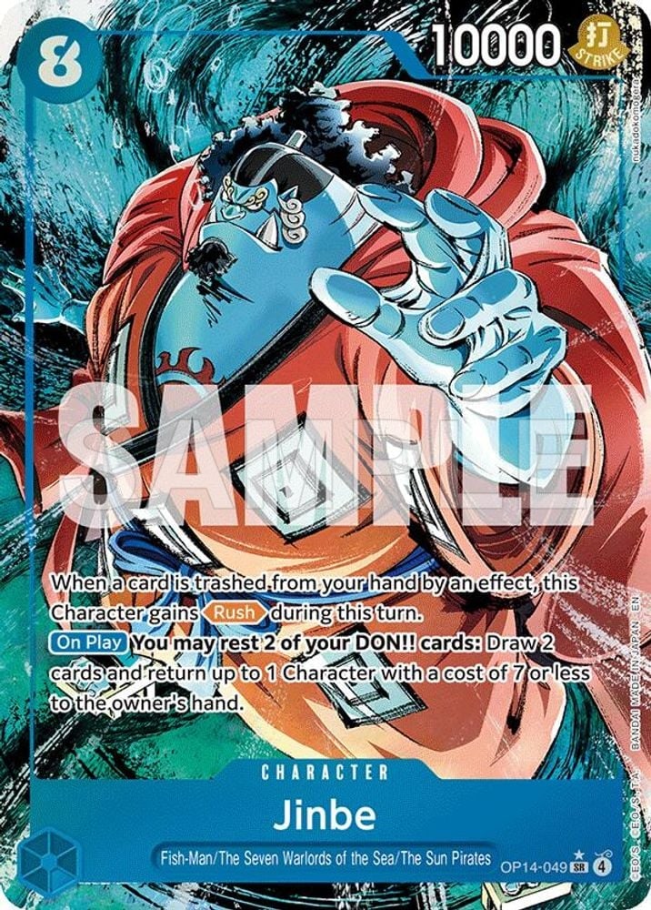 Jinbe - OP14-049 (Alternate Art)