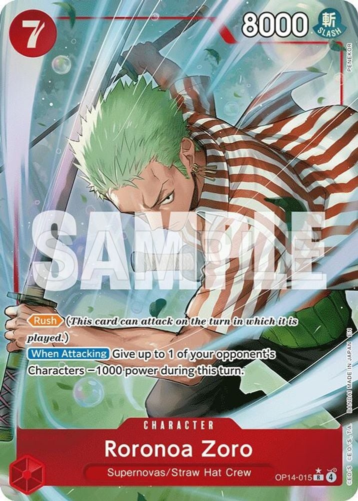 Roronoa Zoro - OP14-015 (Alternate Art)
