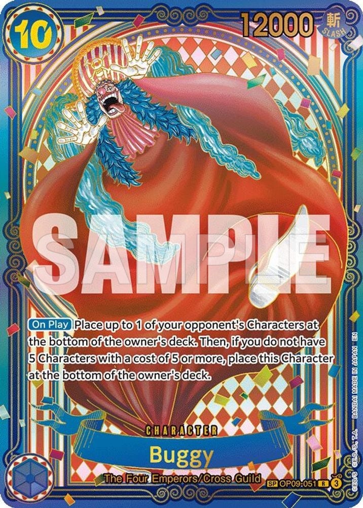 Buggy - OP09-051 (SP) (Gold)