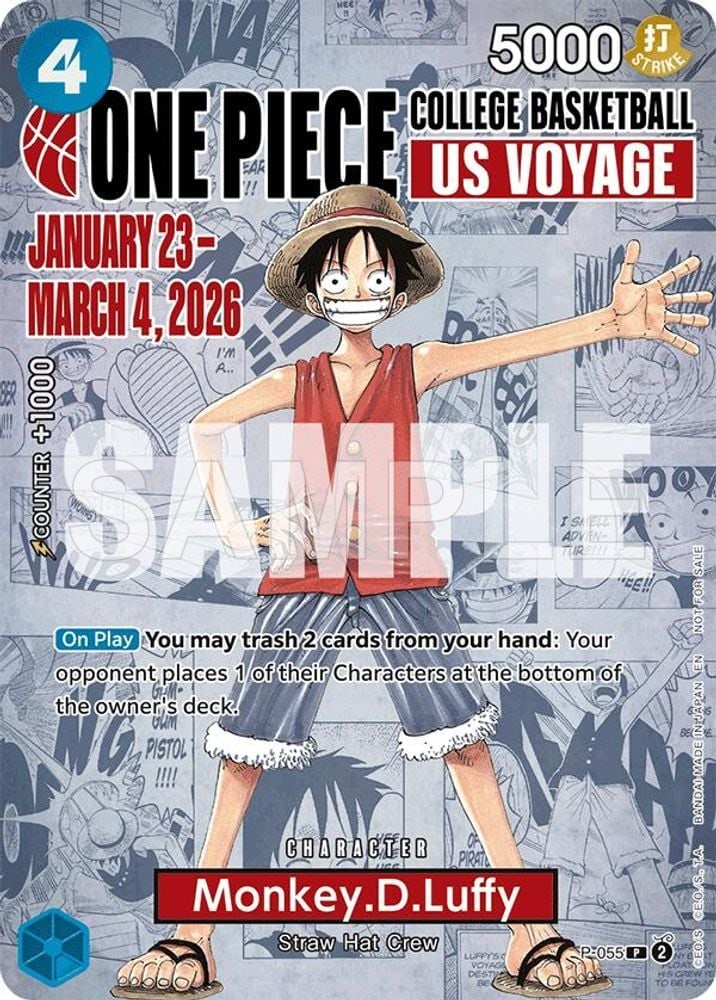 Monkey.D.Luffy (P-055) (Full Art)