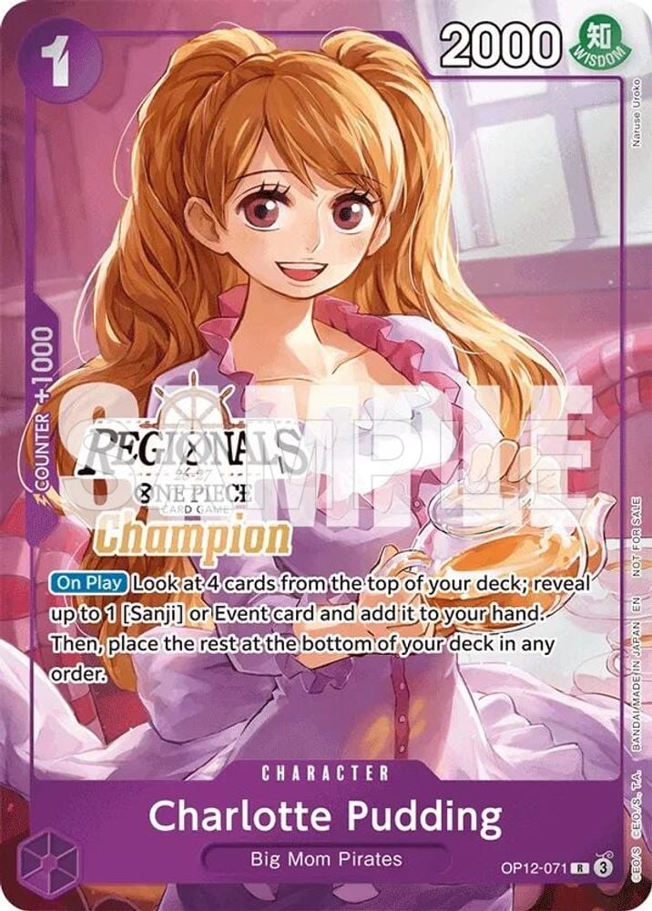 Charlotte Pudding (Regionals Champion Card Set 26-27)