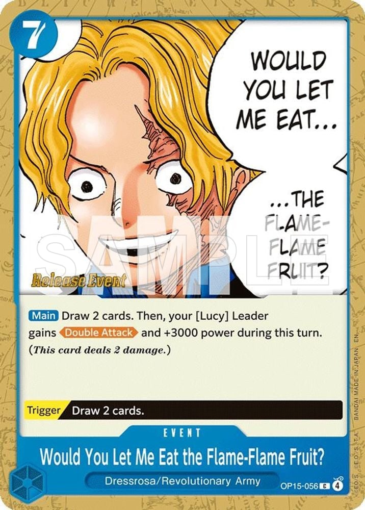 Would You Let Me Eat the Flame-Flame Fruit?
