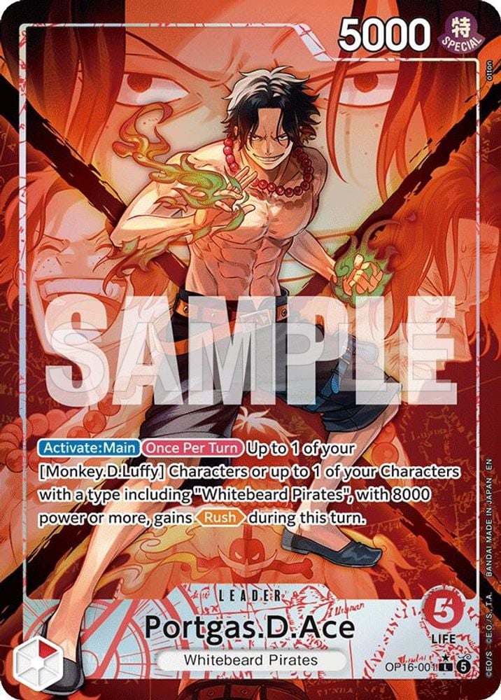Portgas.D.Ace (001) (Alternate Art)