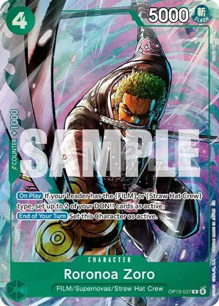 Roronoa Zoro (Premium Card Collection -Best Selection Vol. 6-)