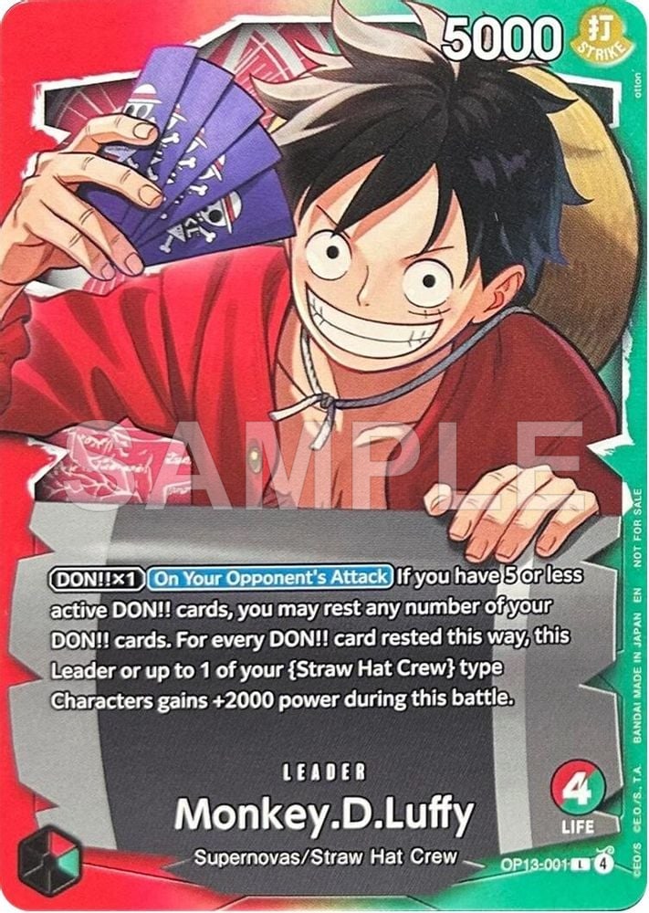 Monkey.D.Luffy - OP13-001 (Ichiban Kuji Exclusive)