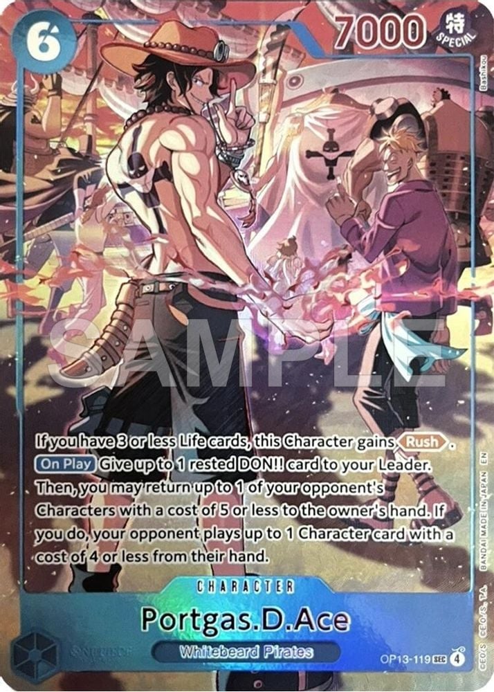 Portgas.D.Ace (119) (English Version 3rd Anniversary Set)