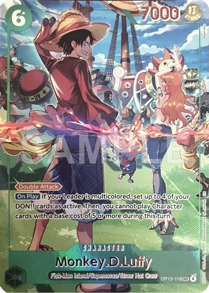 Monkey.D.Luffy (118) (English Version 3rd Anniversary Set)