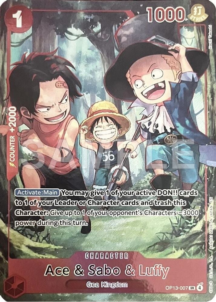 Ace & Sabo & Luffy (English Version 3rd Anniversary Set)
