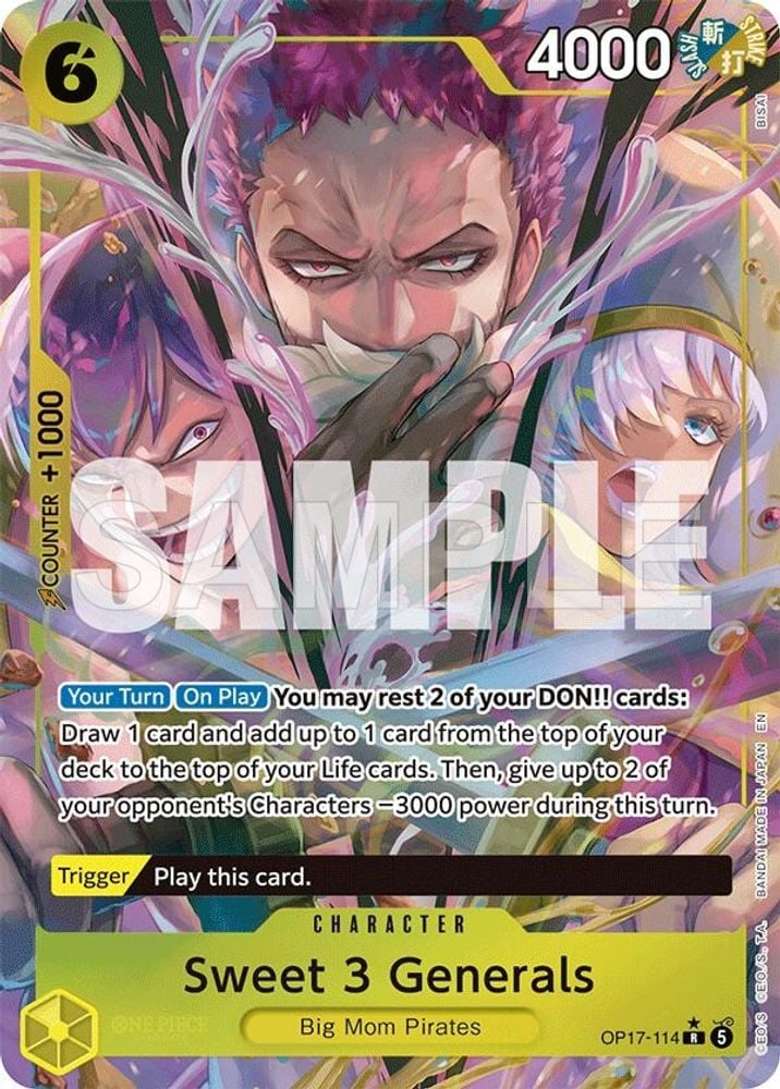 Sweet 3 Generals (Alternate Art)