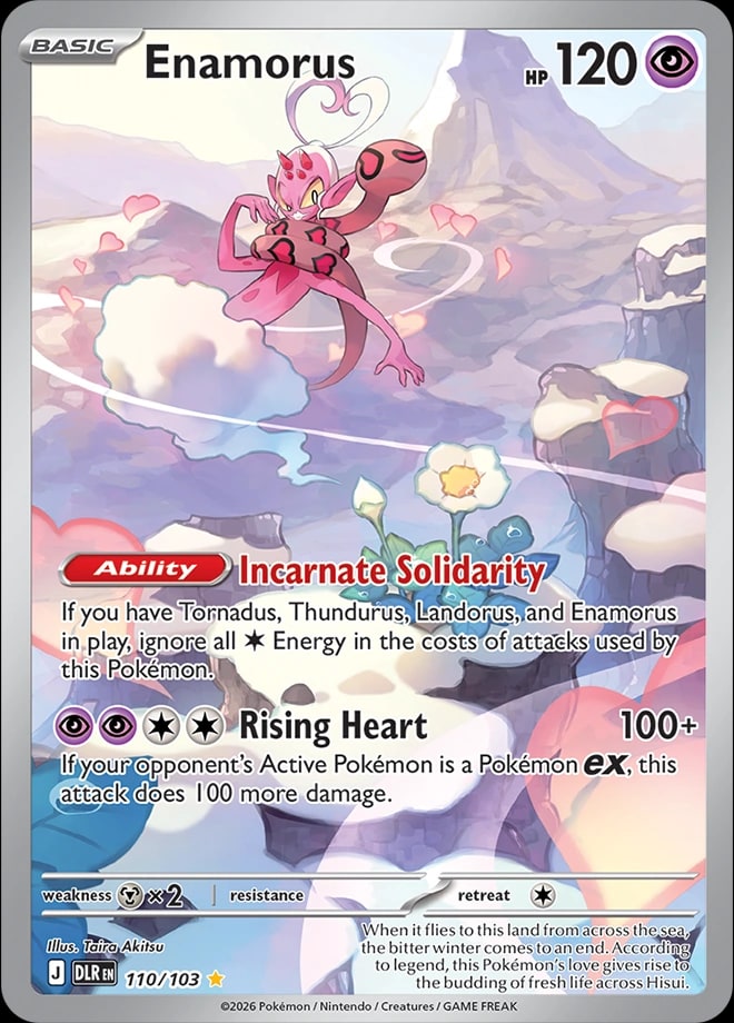 Enamorus 110 from Mega Evolution: Delta Reign