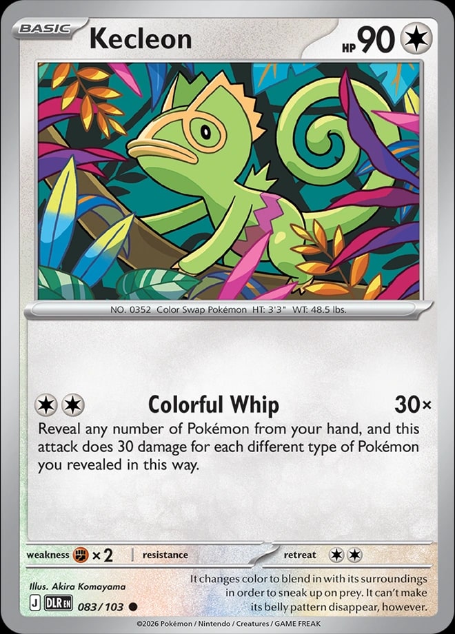 Kecleon 83 from Mega Evolution: Delta Reign