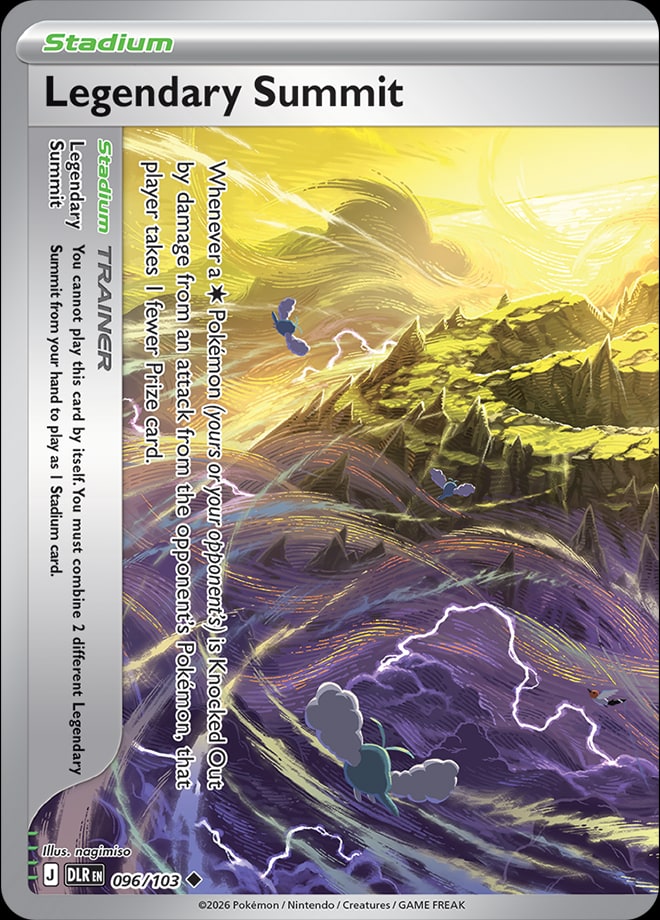 Legendary Summit 96 from Mega Evolution: Delta Reign