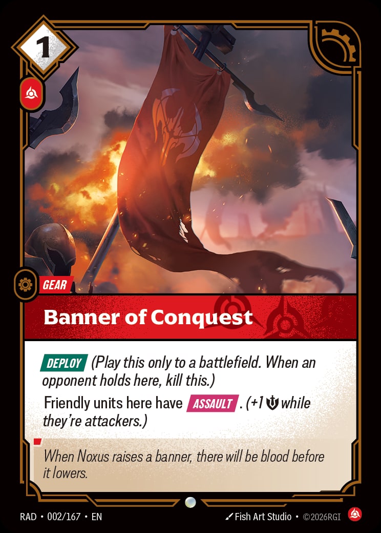Banner of Conquest RAD-002/167 from Radiance
