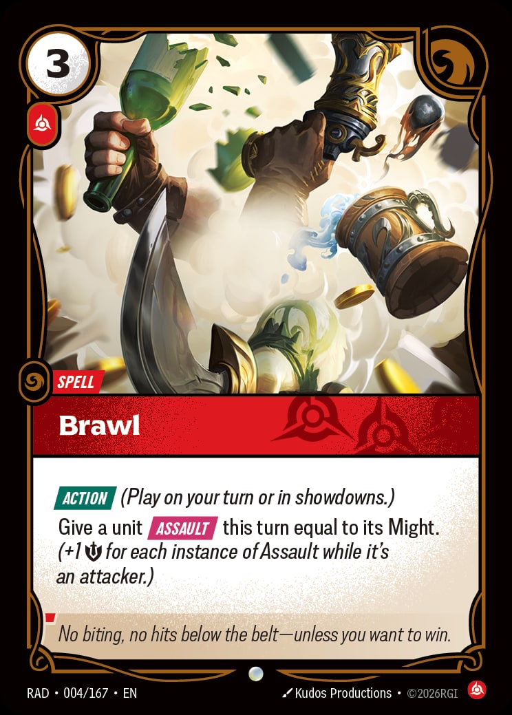 Brawl RAD-004/167 from Radiance