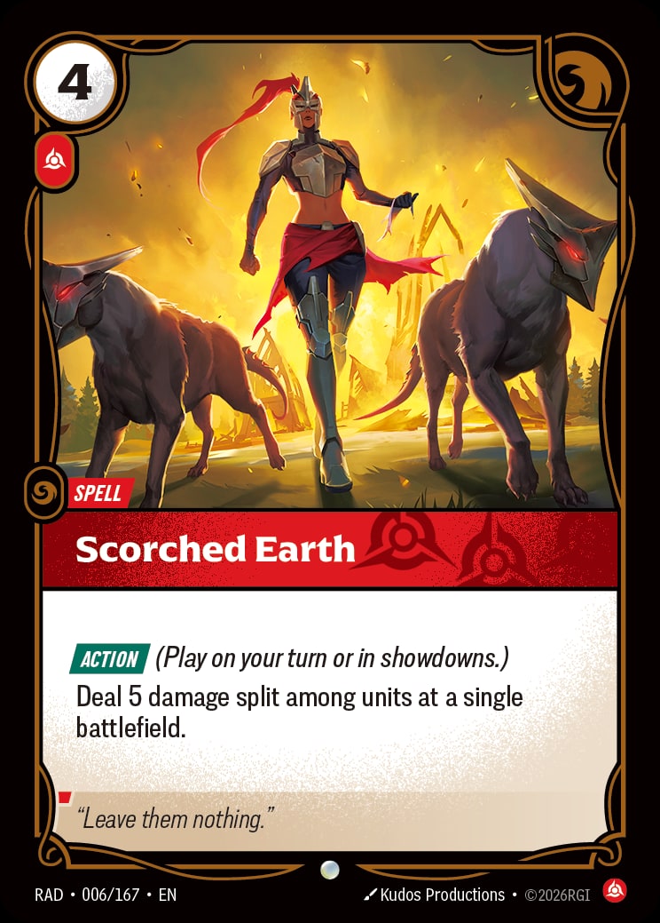Scorched Earth RAD-006/167 from Radiance