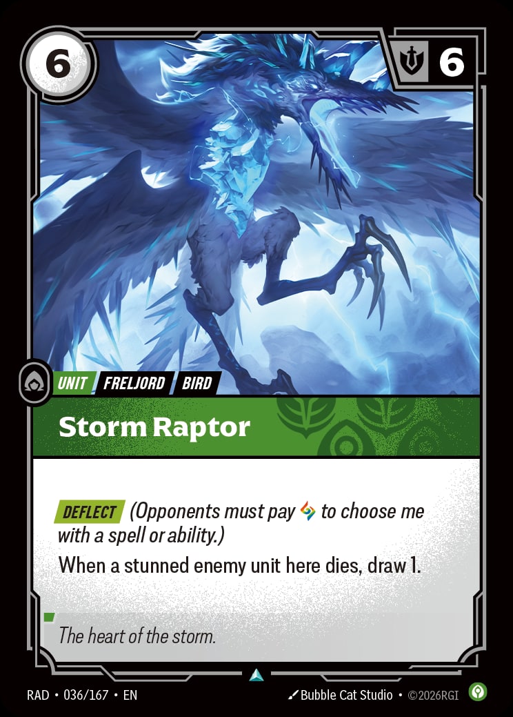 Storm Raptor RAD-036/167 from Radiance