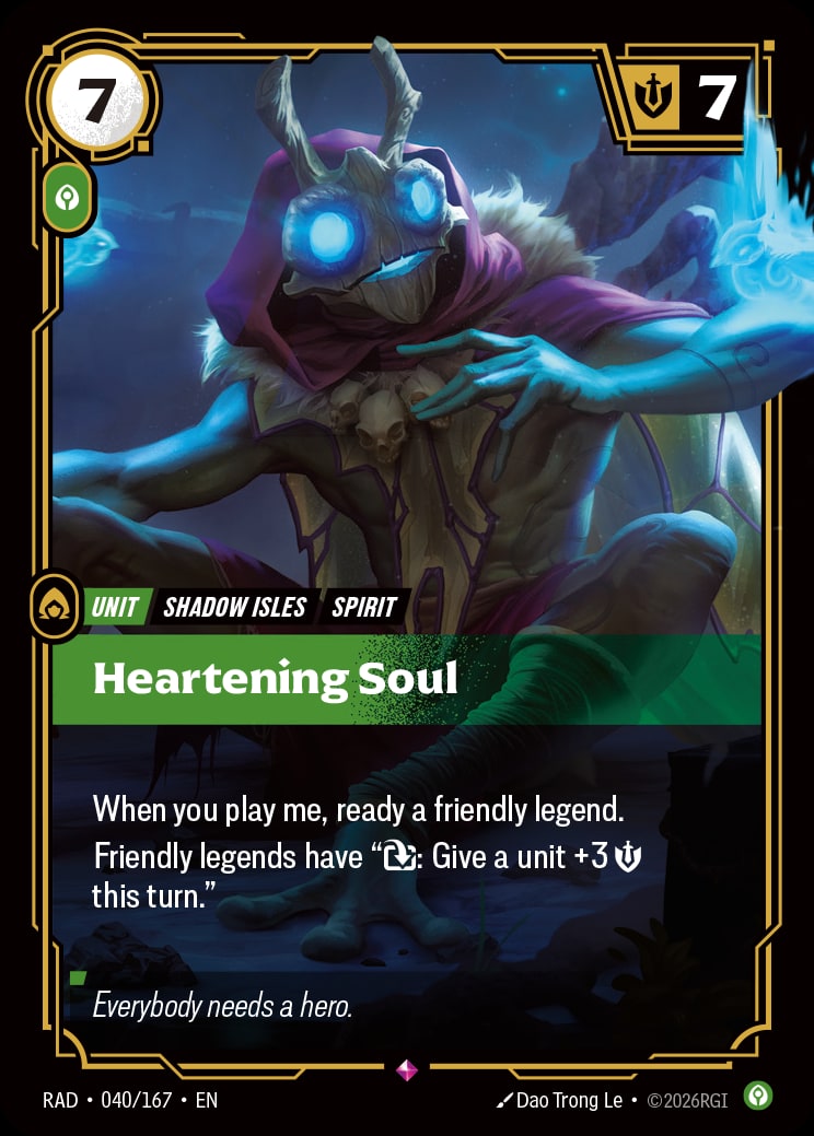 Heartening Soul RAD-040/167 from Radiance