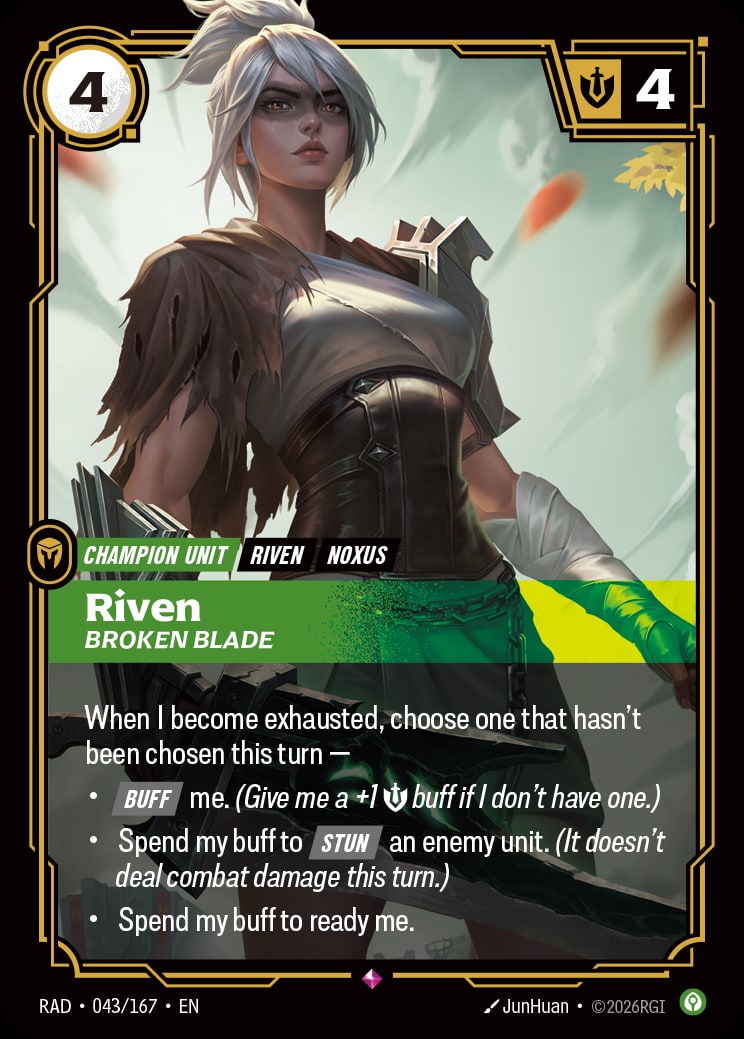 Riven - Broken Blade RAD-043/167 from Radiance