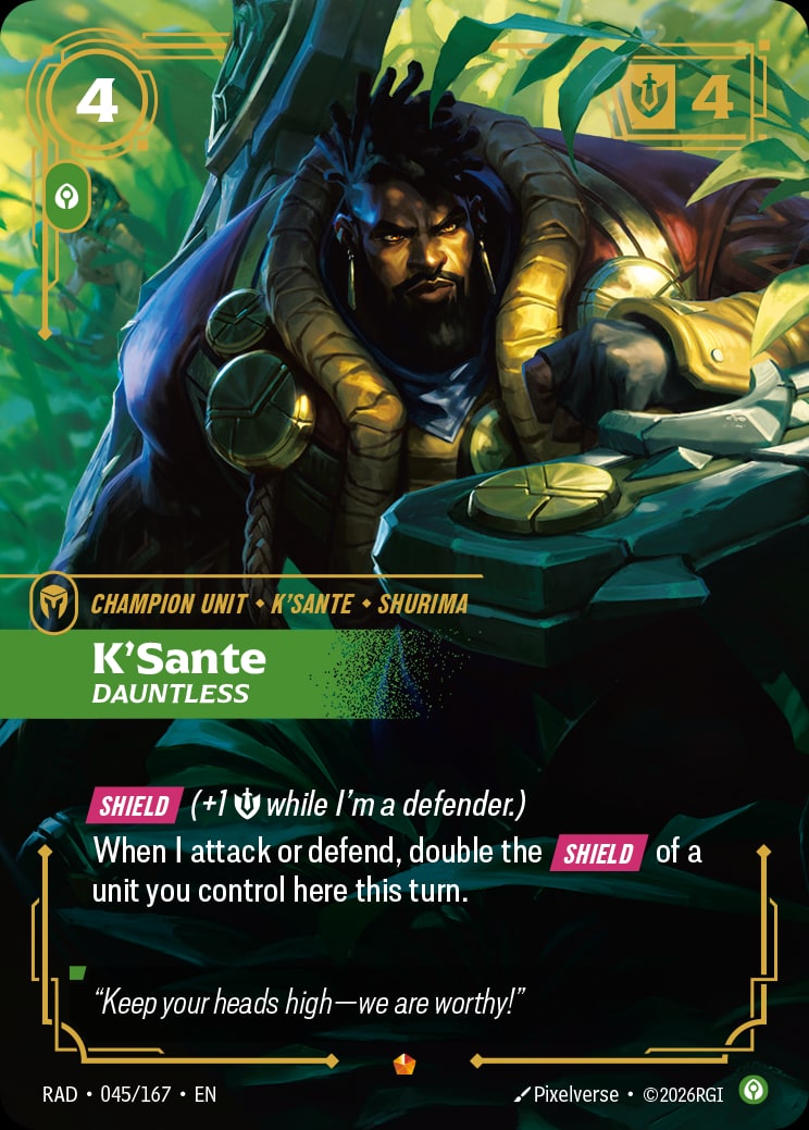 K'Sante - Dauntless RAD-045/167 from Radiance