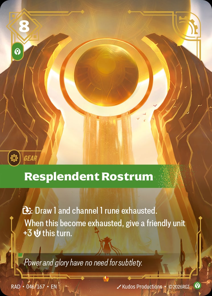 Resplendent Rostrum RAD-046/167 from Radiance