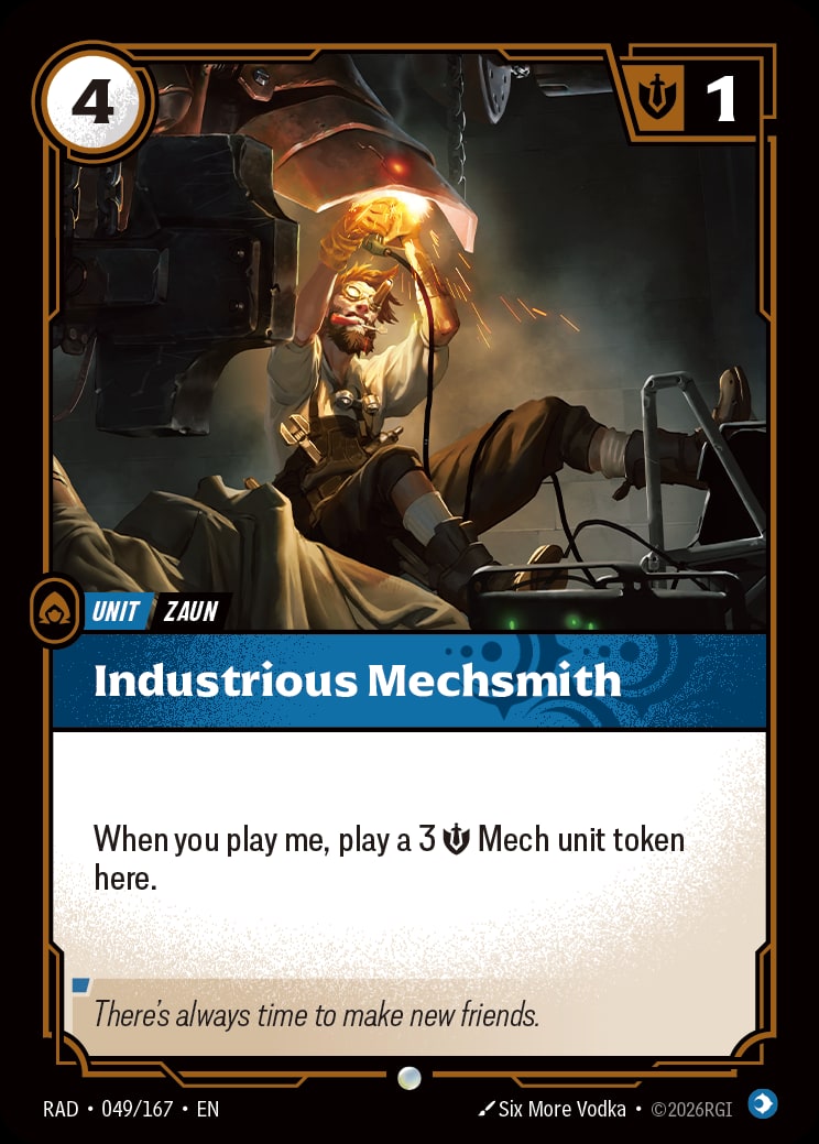 Industrious Mechsmith RAD-049/167 from Radiance