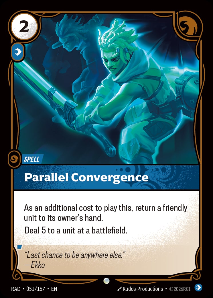 Parallel Convergence RAD-051/167 from Radiance