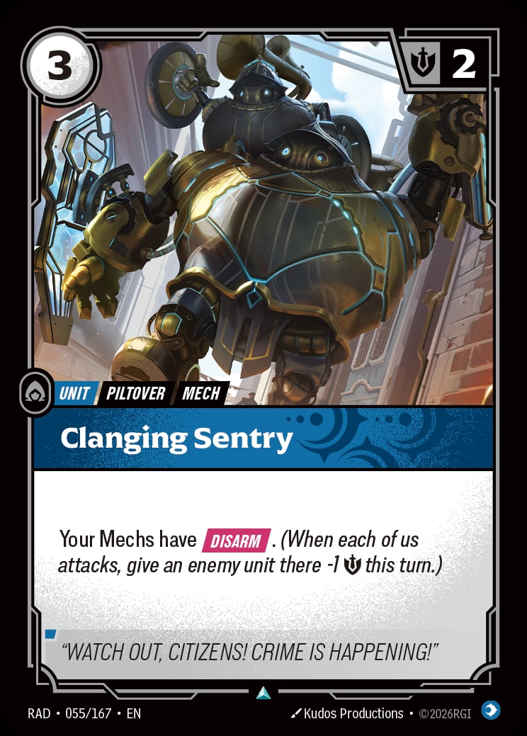 Clanging Sentry RAD-055/167 from Radiance