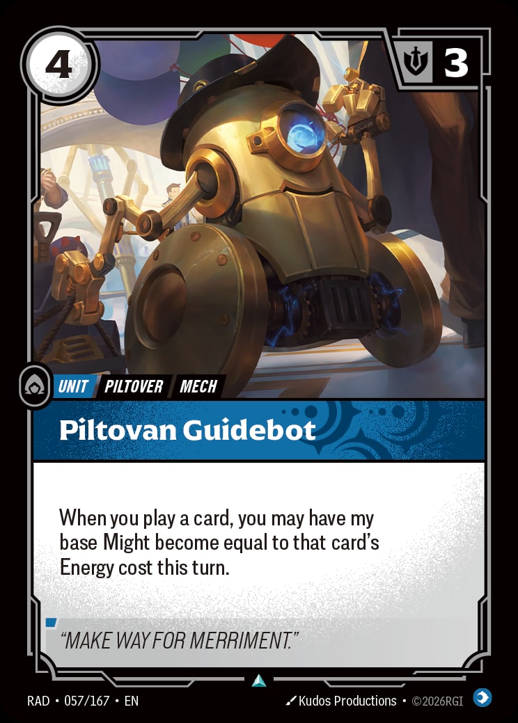 Piltovan Guidebot RAD-057/167 from Radiance