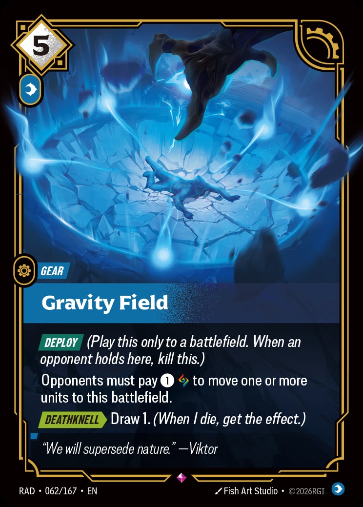 Gravity Field RAD-062/167 from Radiance