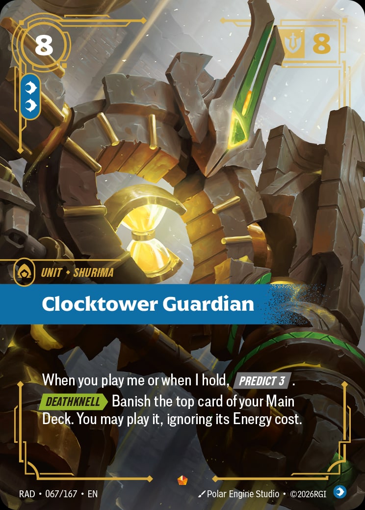Clocktower Guardian RAD-067/167 from Radiance
