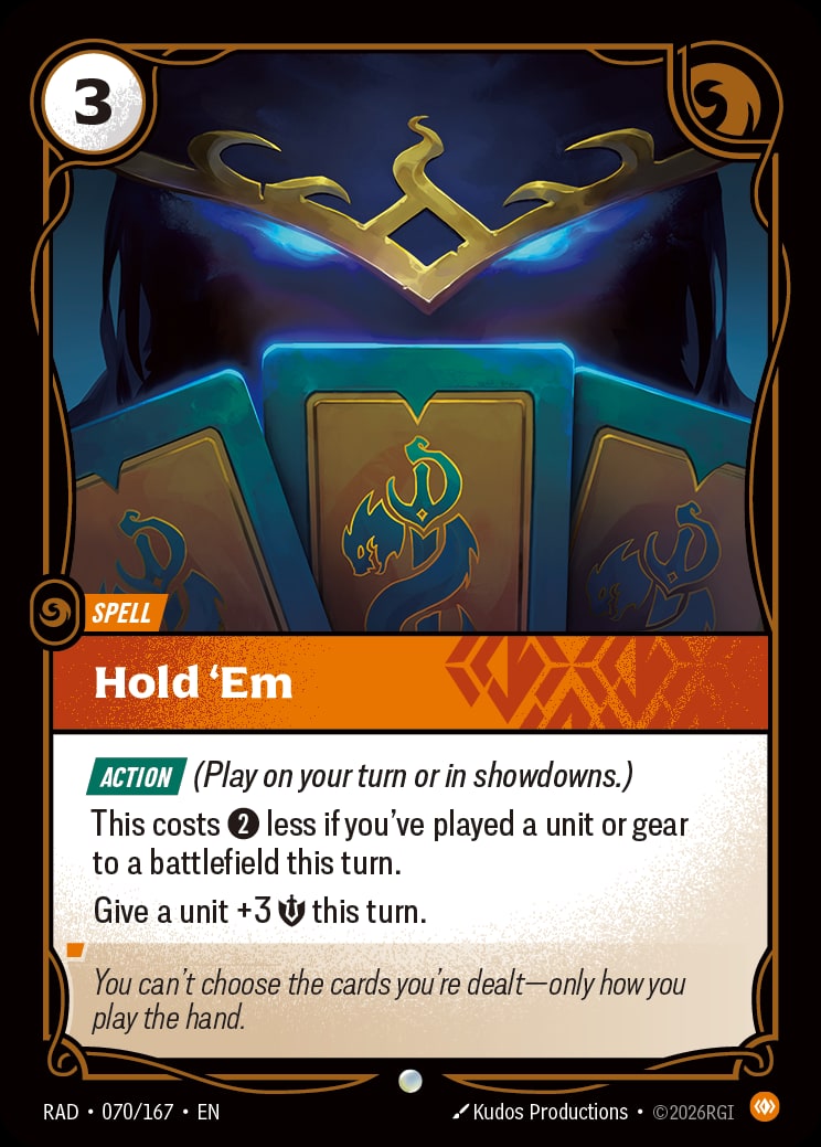 Hold 'Em RAD-070/167 from Radiance