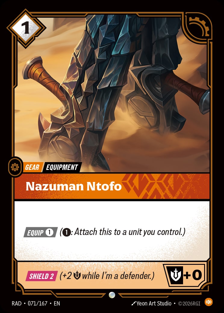 Nazuman Ntofo RAD-071/167 from Radiance