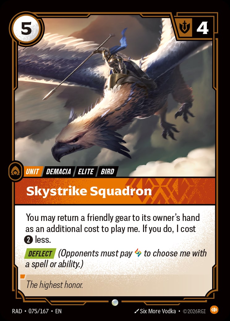 Skystrike Squadron RAD-075/167 from Radiance