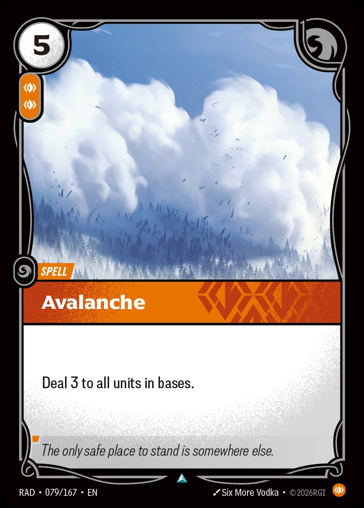 Avalanche RAD-079/167 from Radiance