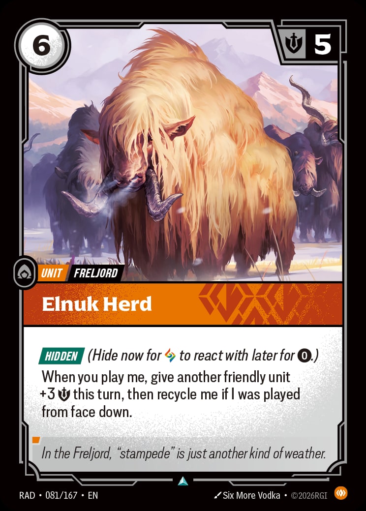 Elnuk Herd RAD-081/167 from Radiance