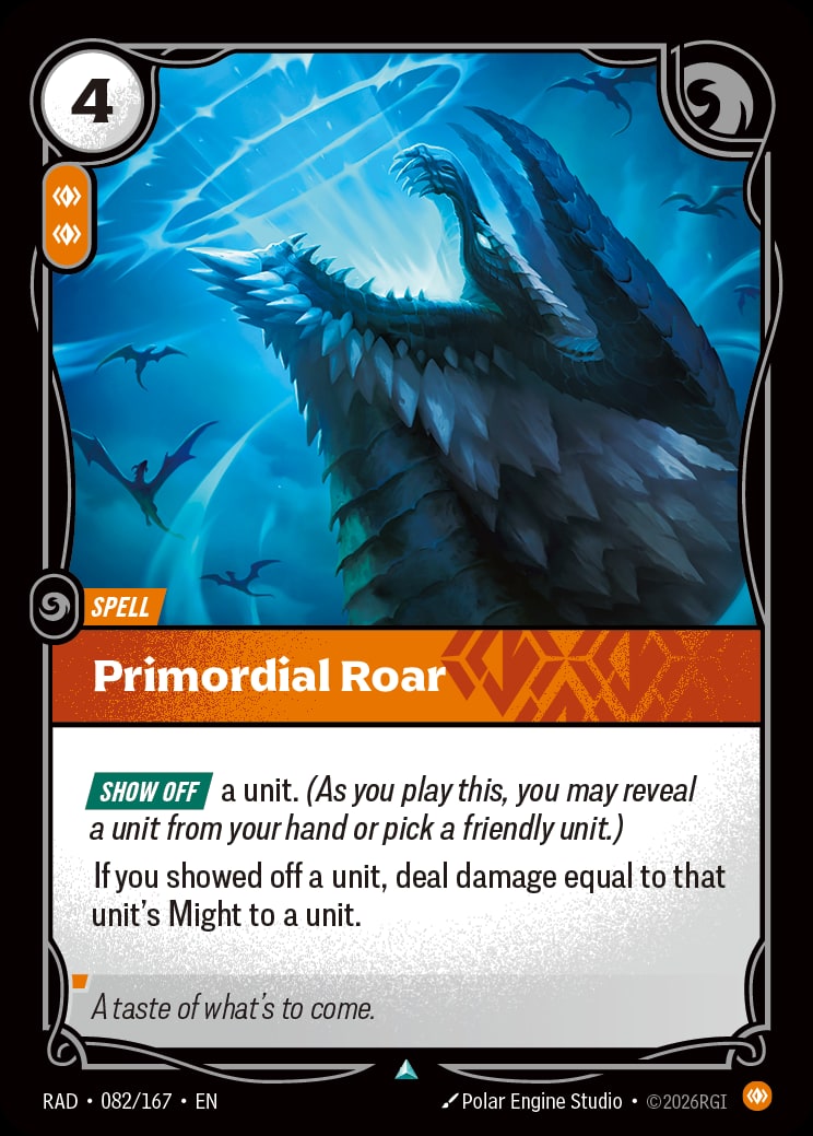 Primordial Roar RAD-082/167 from Radiance