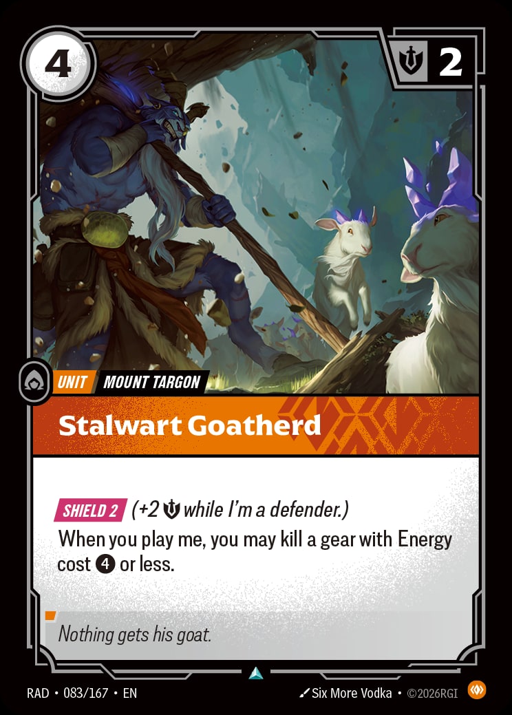 Stalwart Goatherd RAD-083/167 from Radiance