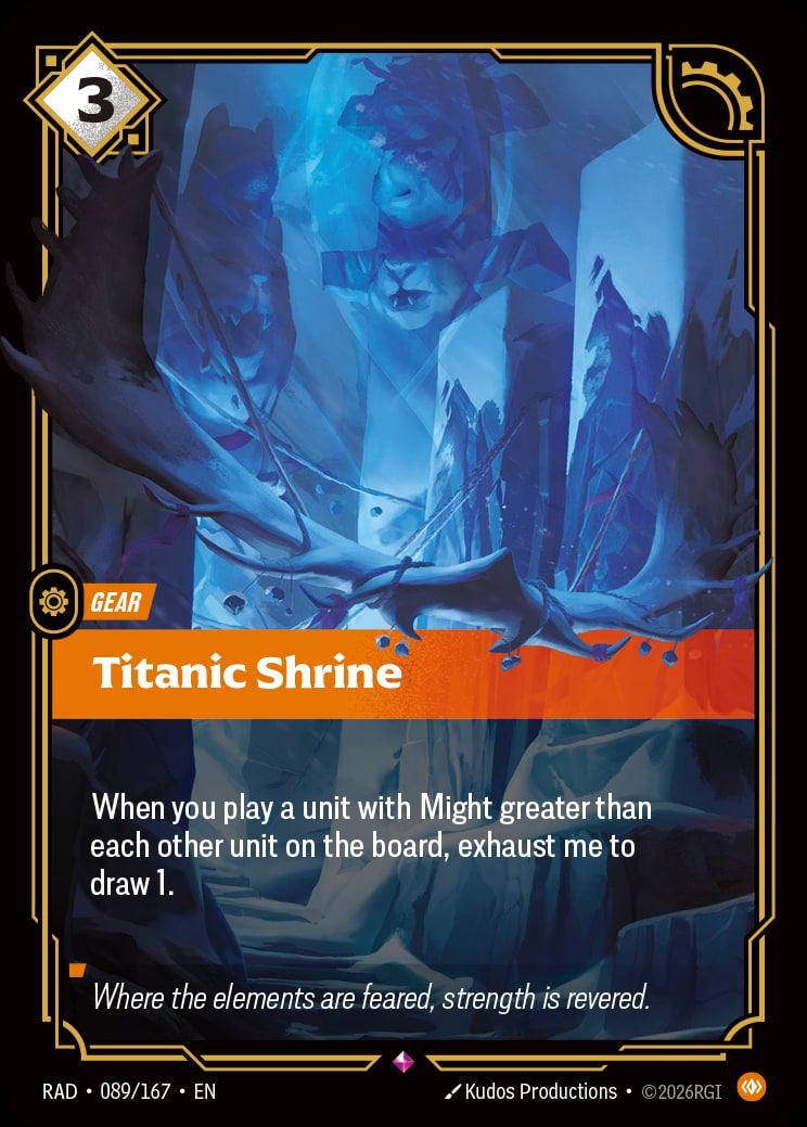 Titanic Shrine RAD-089/167 from Radiance